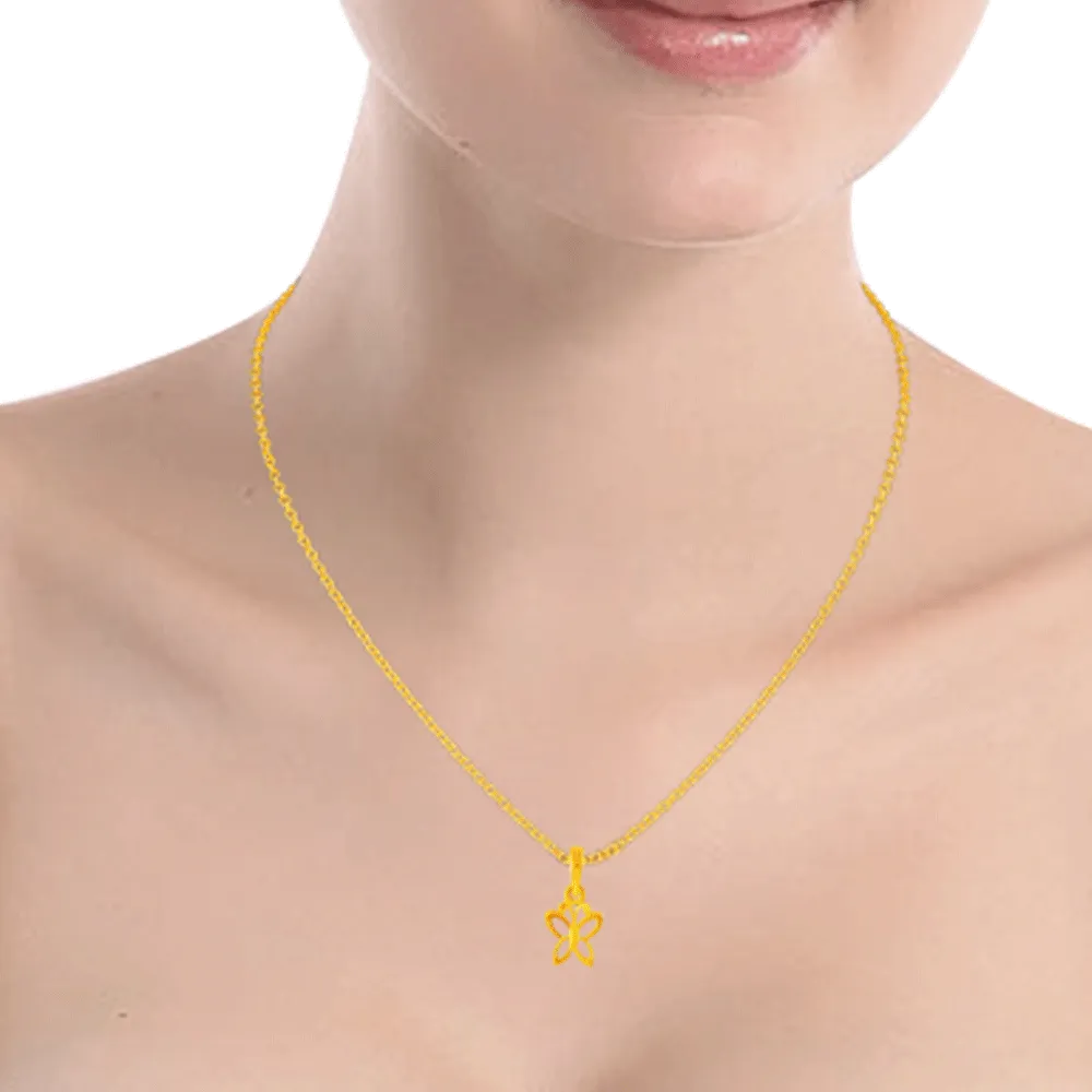 14KT (585) Yellow Gold Pendant For Women