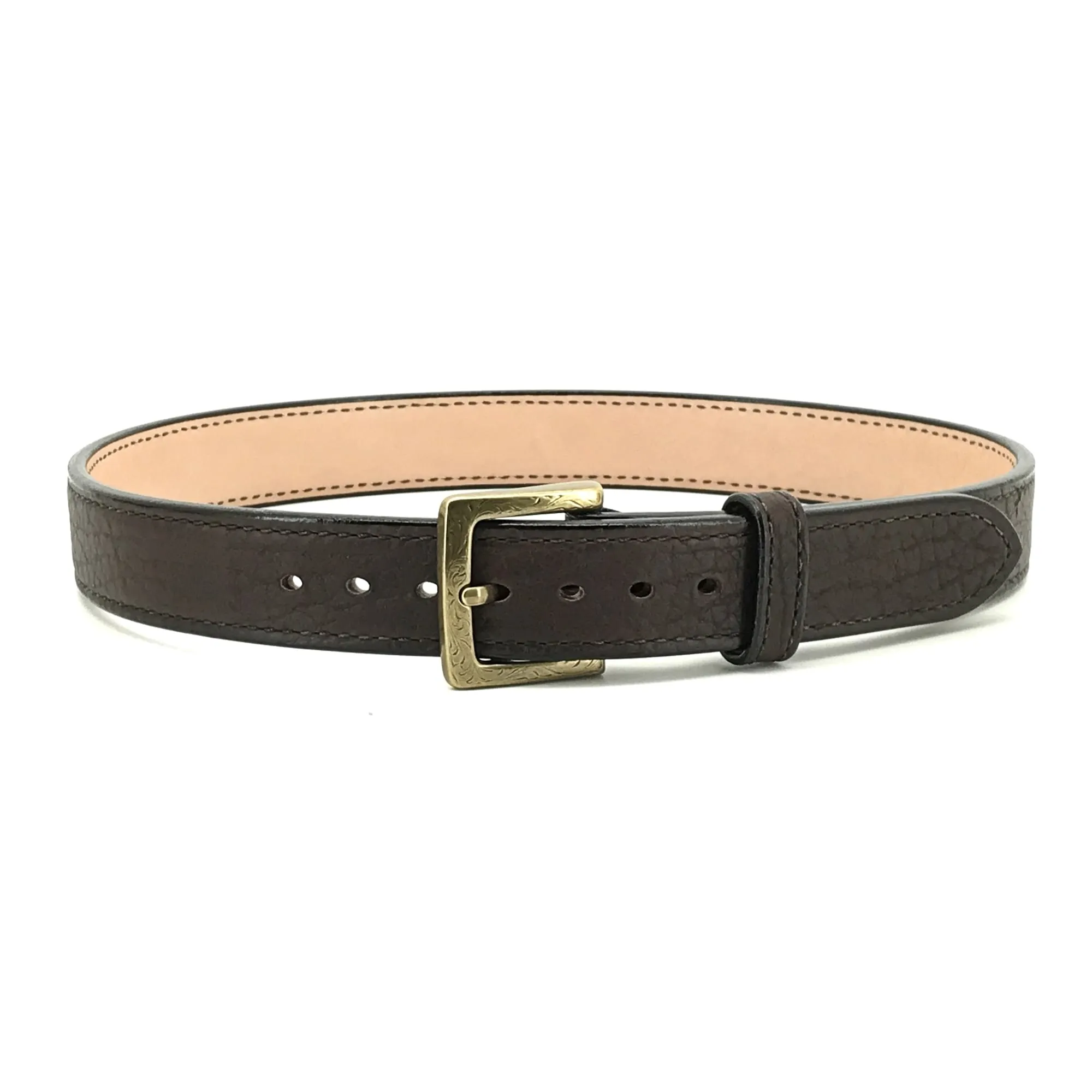 1.5" Wide Shrunken American Bison Gun Belt