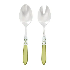 Aladdin Brilliant Chartreuse Salad Server Set