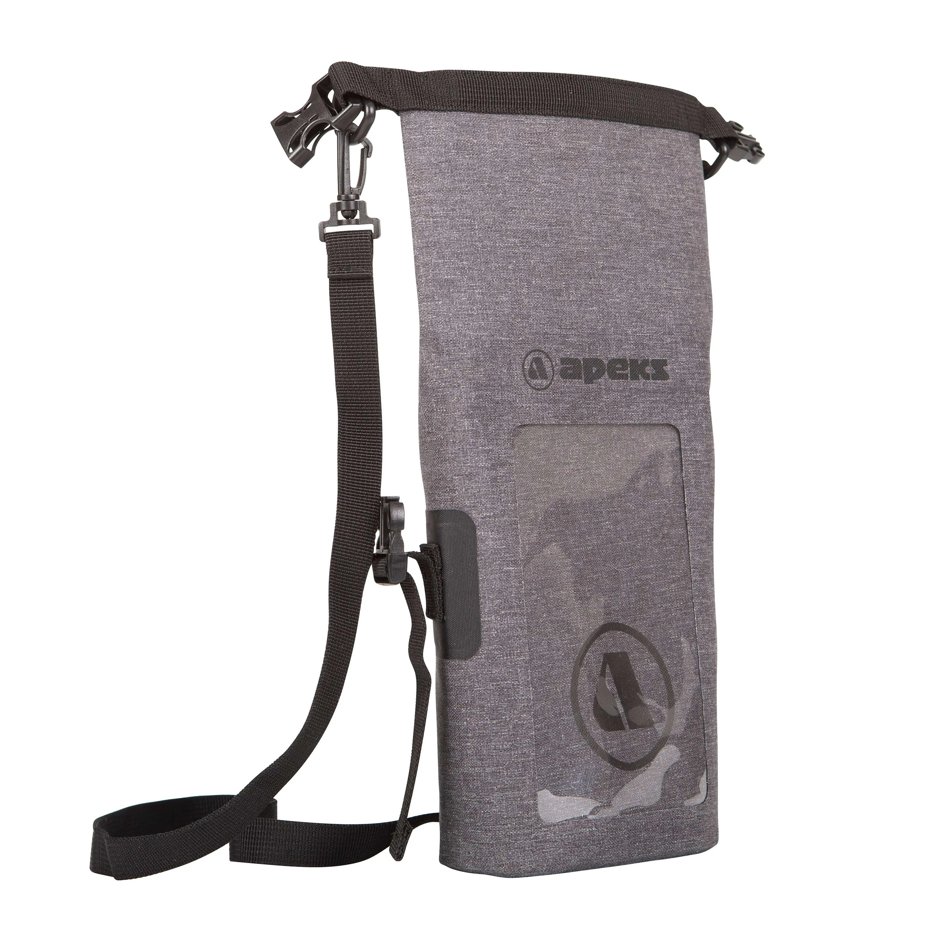 Apeks Small Dry Dive Phone Case Bag Grey/Black