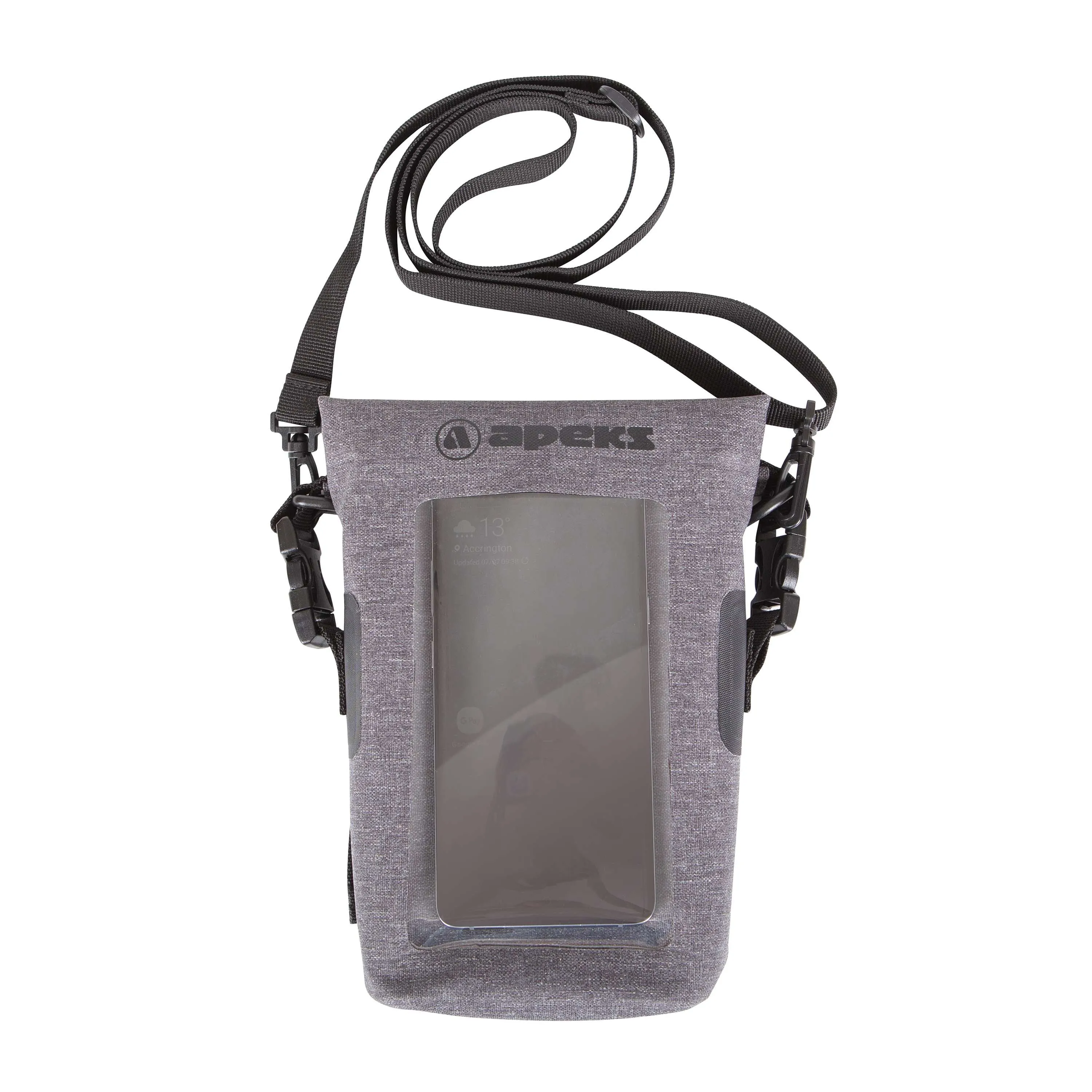 Apeks Small Dry Dive Phone Case Bag Grey/Black