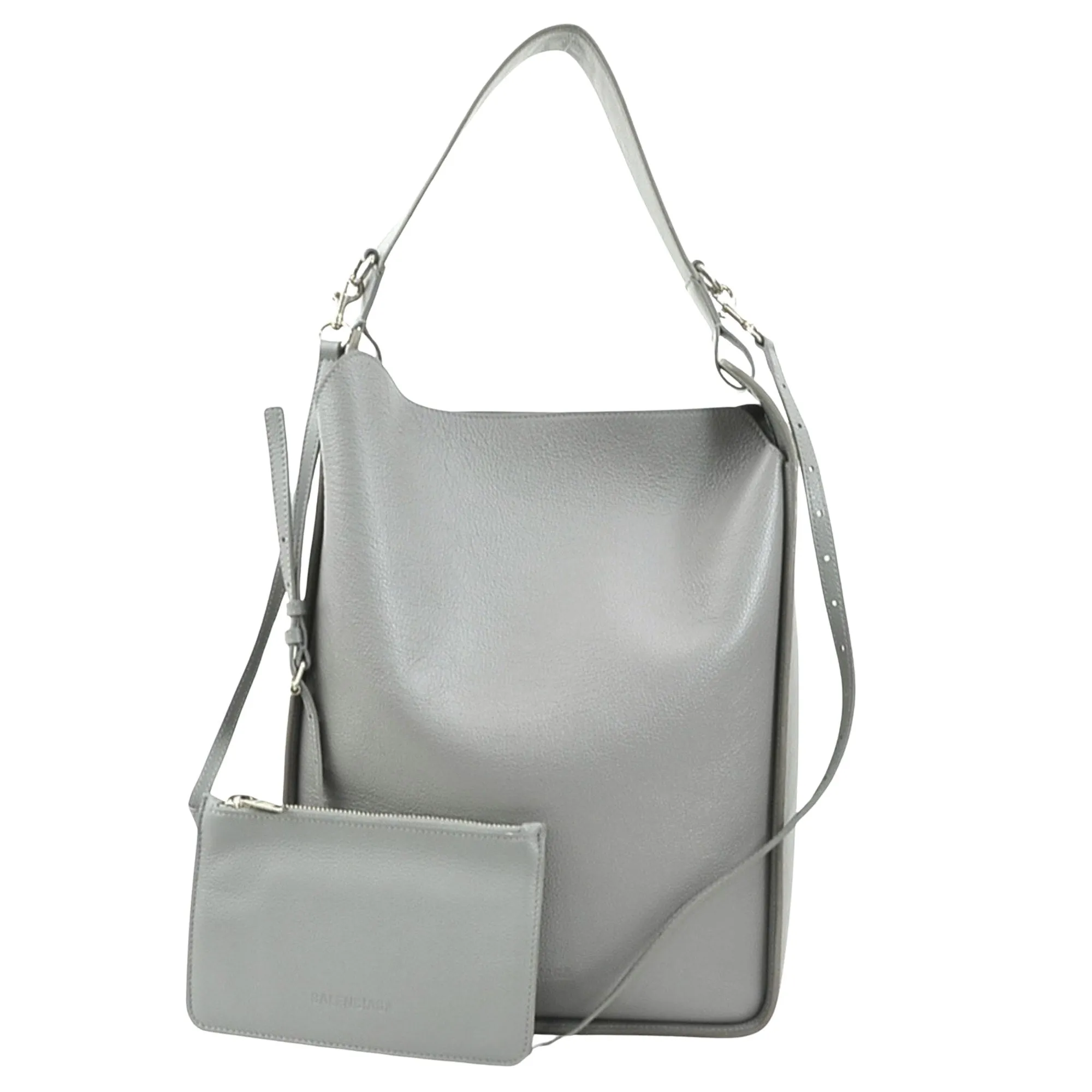 Balenciaga Tool Grey Leather Bag