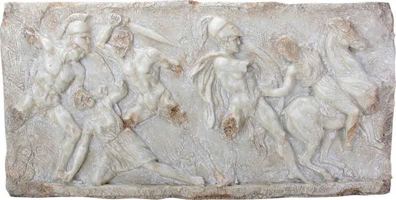 BATTLE BETWEEN GREEKS AND AMAZONES, C/1