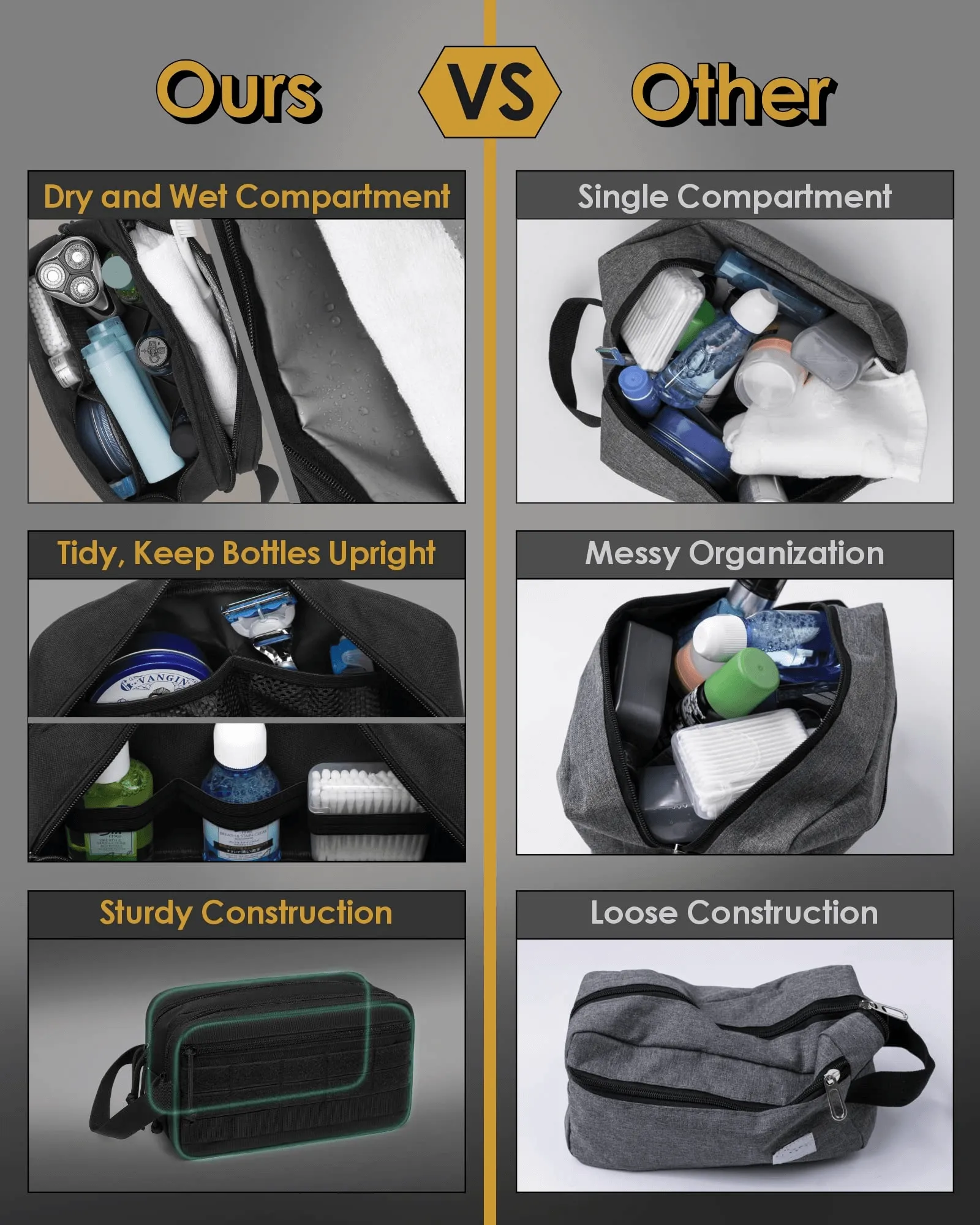 BBT008 Tactical Toiletry Bags For Man