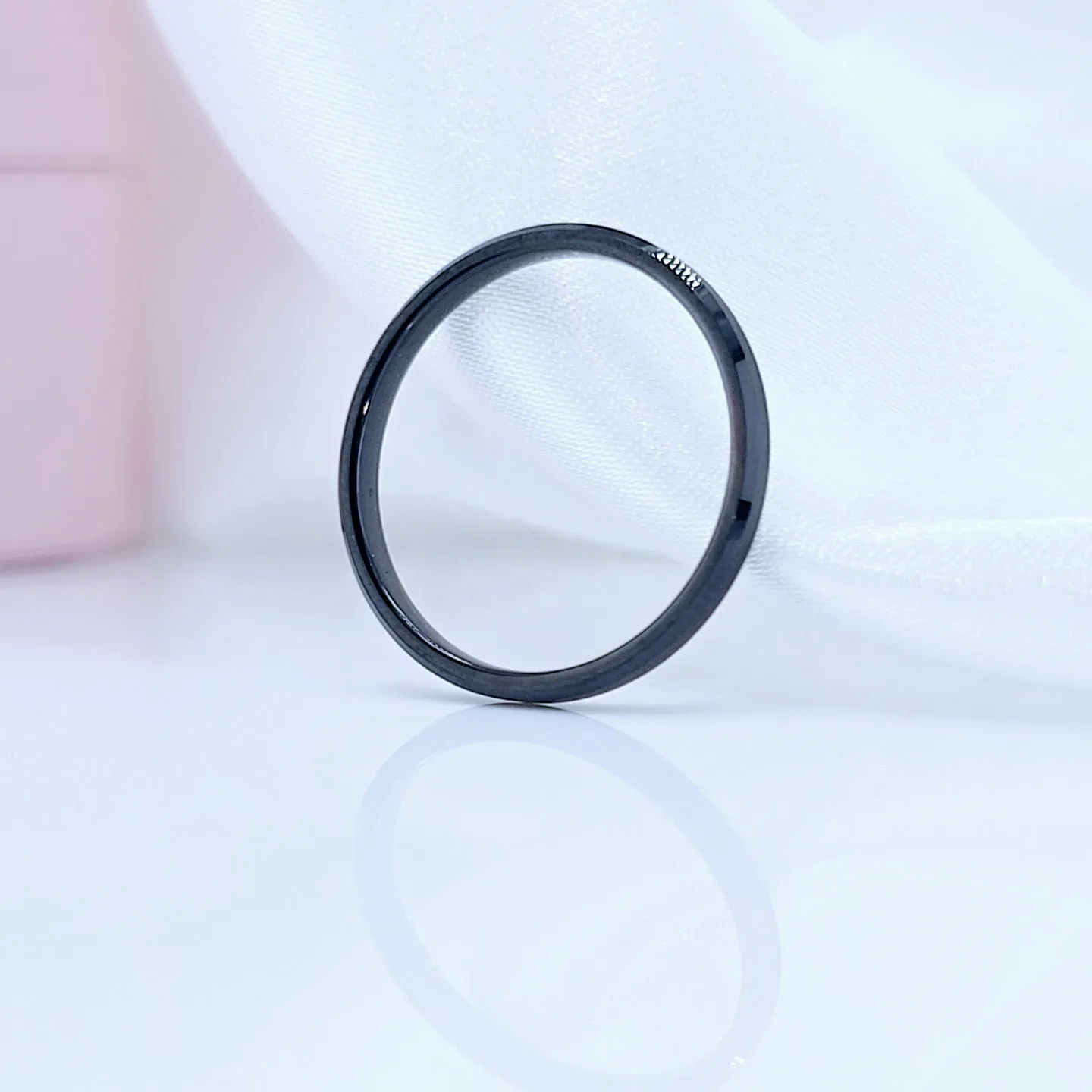 Beveled Edges & Brushed 2mm Tungsten Wedding Band