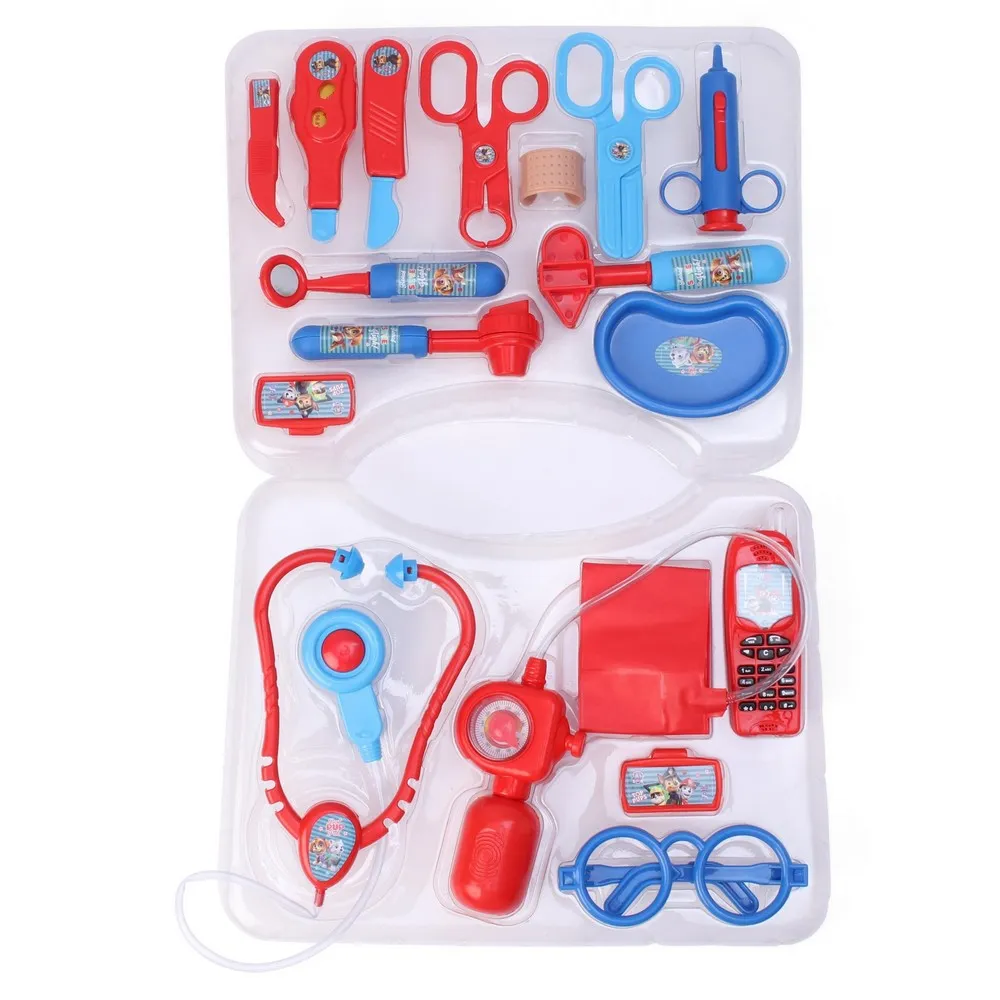 Blue Paw Patrol Theme Doctor Bag- 18 Pieces