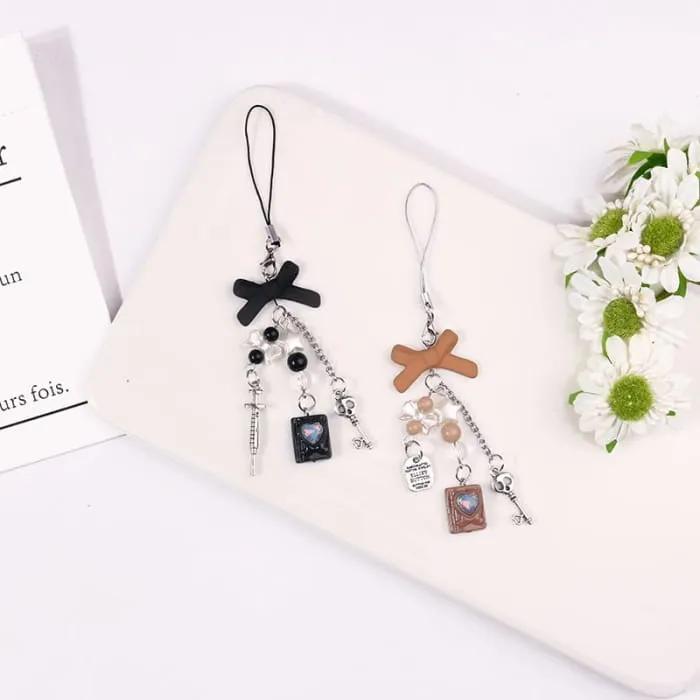 Bow Acrylic Phone Charm (Various Designs)