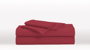 Burgundy King Size Classic Sheet Set