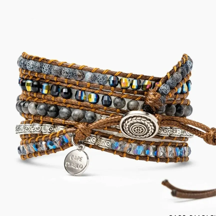Cape Diablo - Apple Watch Wrap Strap, Onyx Moonlight