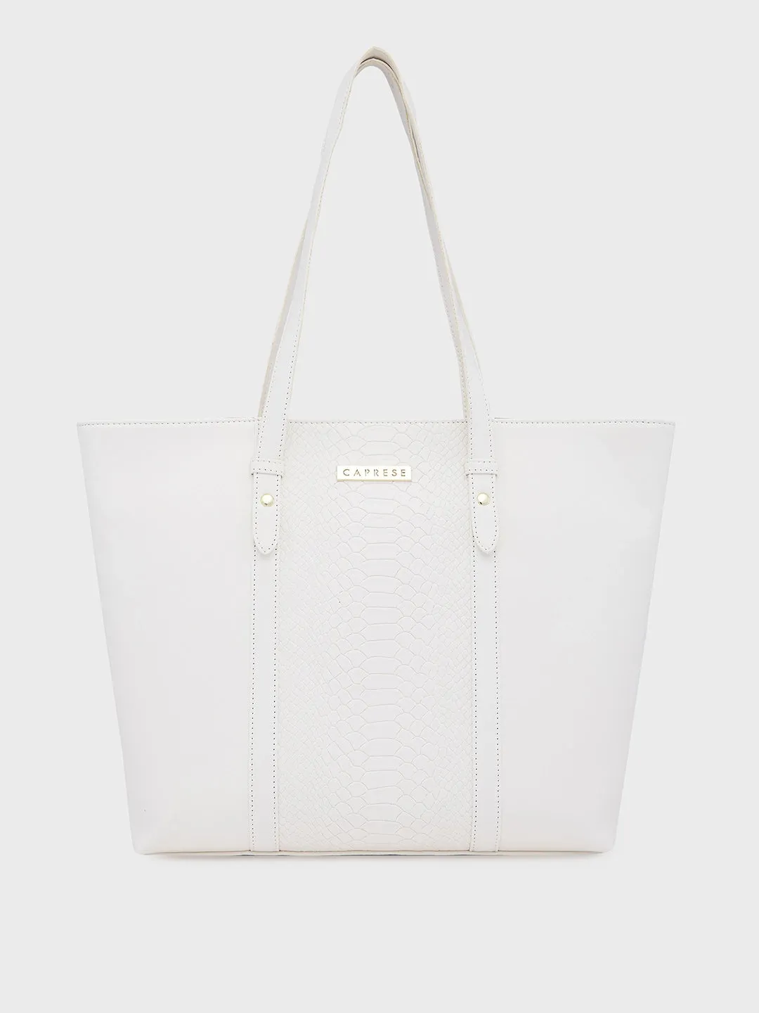 Caprese Sameera Laptop Tote Large Off White