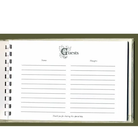 Celebrity Wedding Guest Book