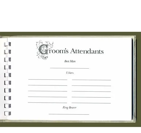 Celebrity Wedding Guest Book