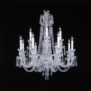 Charlotte - 12 Light Chandelier - 26" x 34"