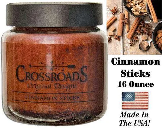 ^^Cinnamon Sticks Jar Candle, 16oz