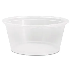 Conex Complements Portion/medicine Cups, 3.25 Oz, Clear, 125/bag, 20 Bags/carton