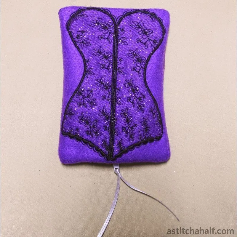 Corset Bag with ITH Zipper