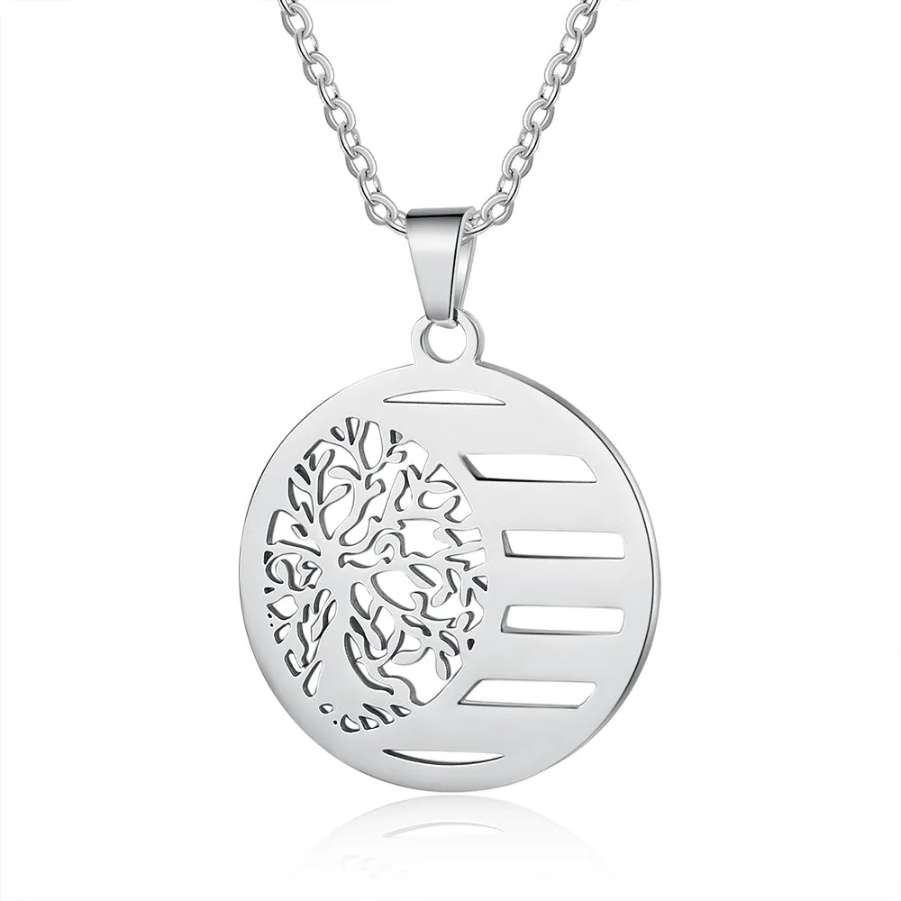 Custom Tree of Life Pendant Name Necklace