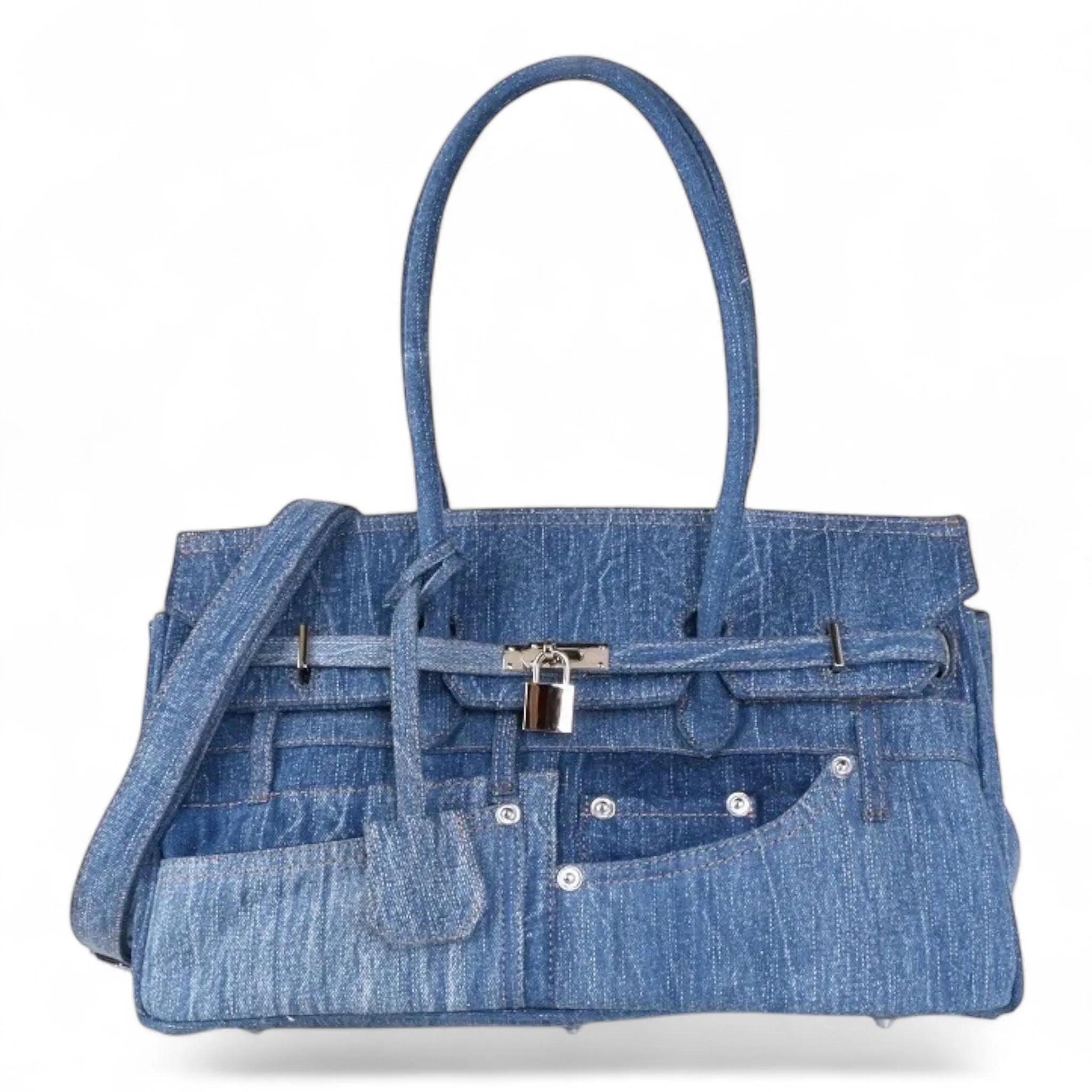 Denim Birkin Longer Handle - Limited Edition