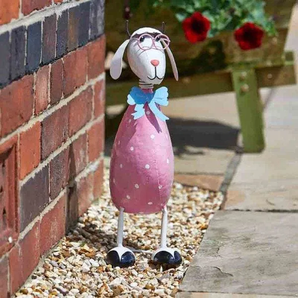 Dotty Sheep Garden Ornament