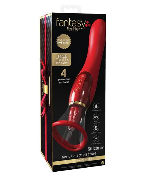 Fantasy For Her Ultimate Pleasure 24k Gold Seasonal Luxury Edition W/travel Bag Luxury Box