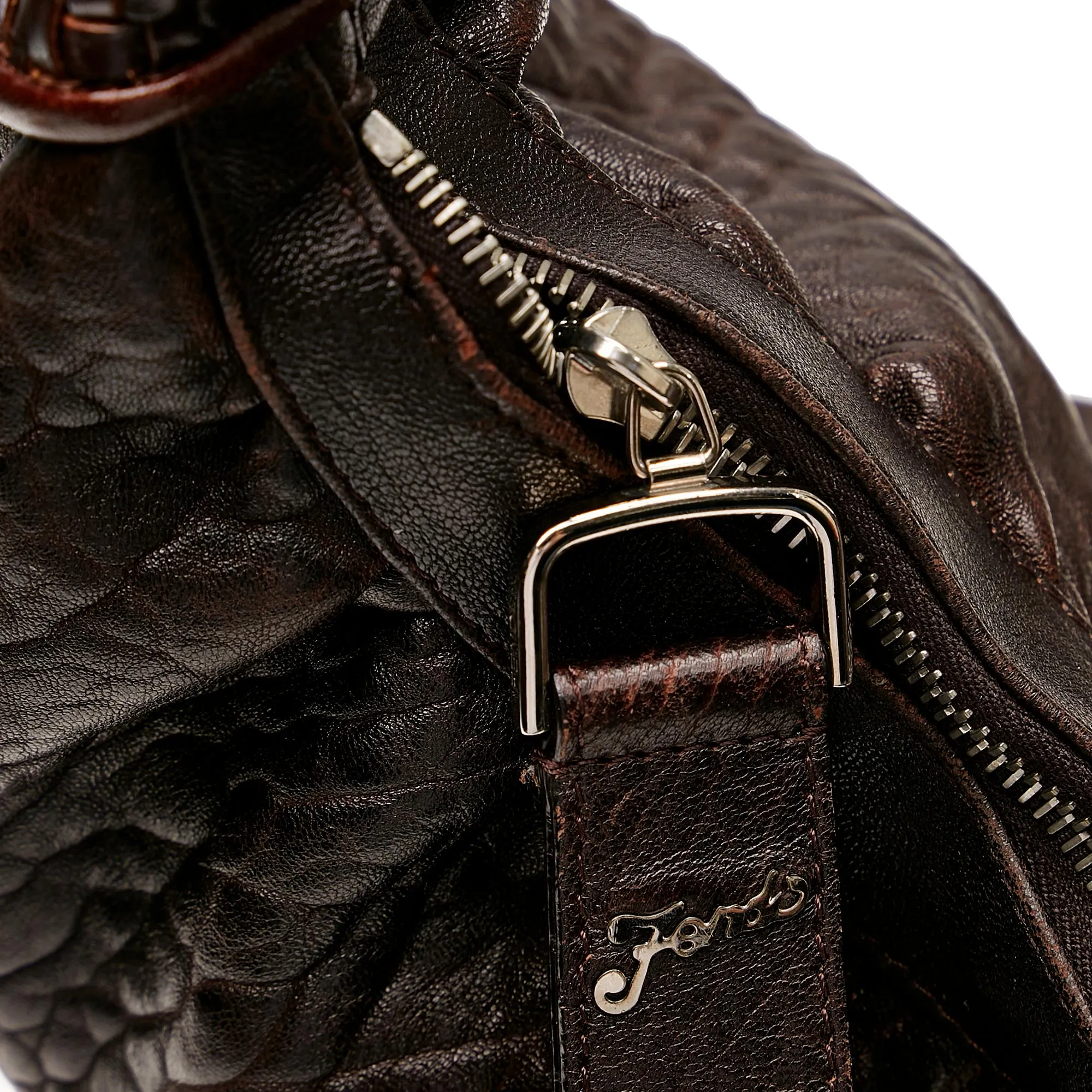 Fendi Spy Leather Hobo Bag (SHG-30874)
