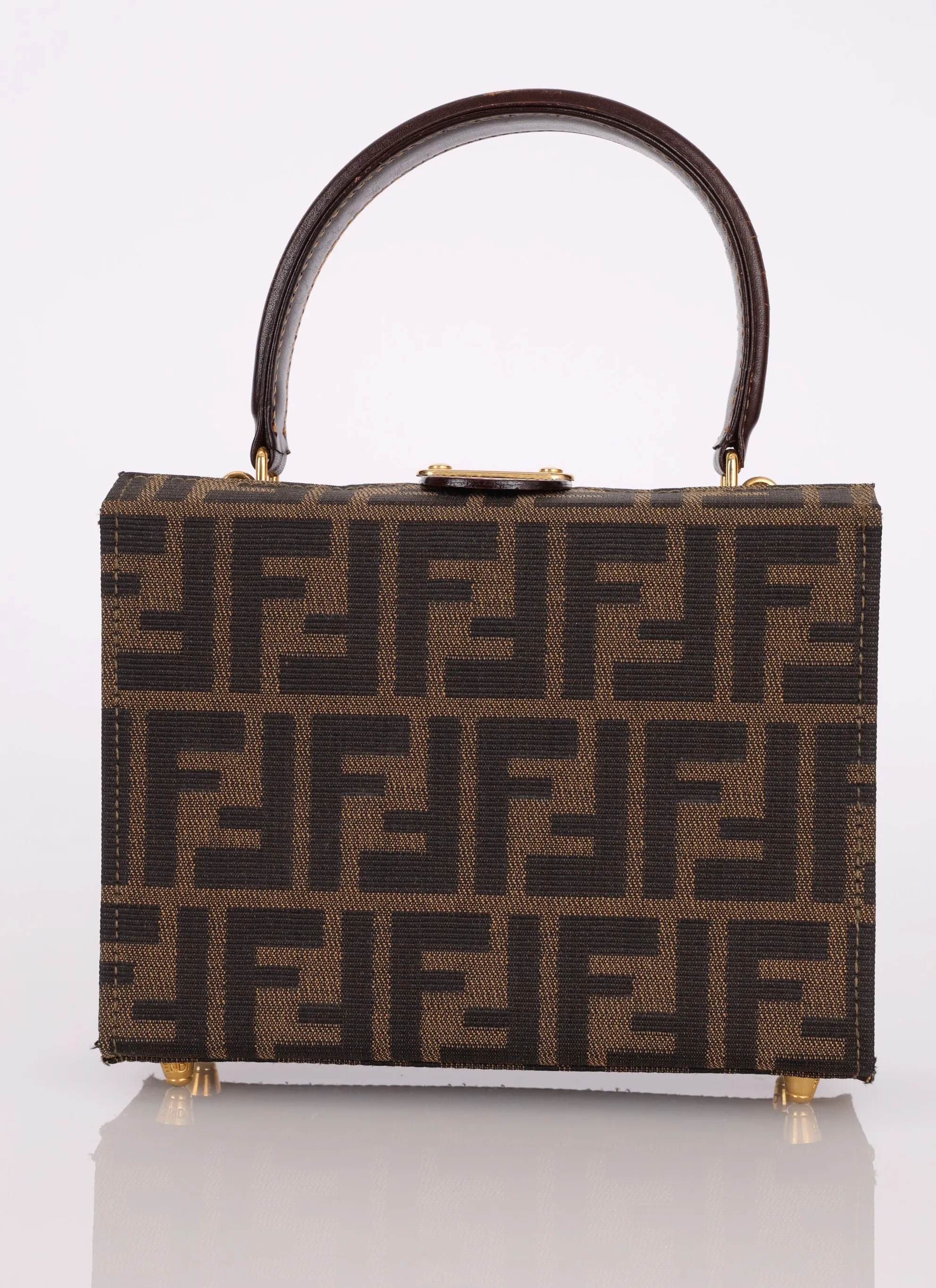 Fendi Zucca Mini Top Handle Bag