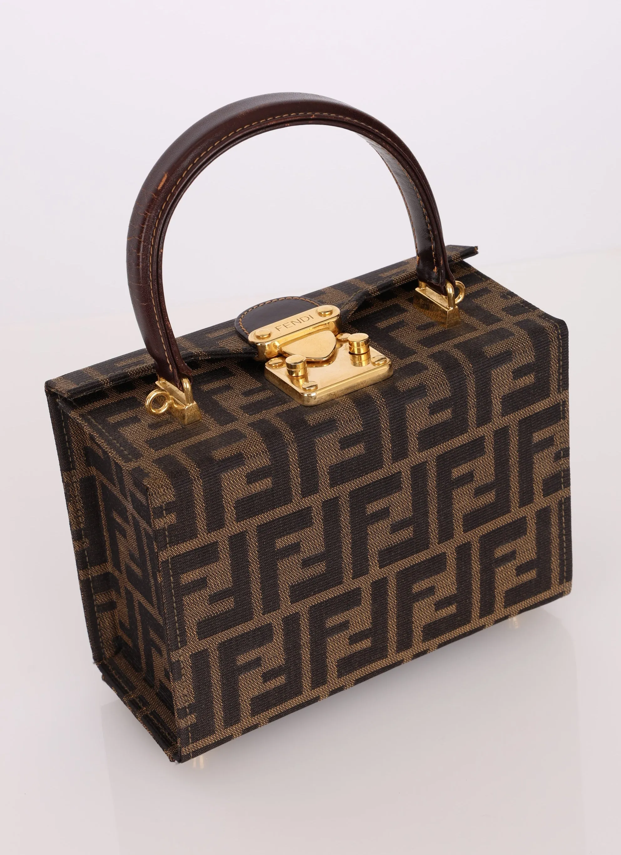 Fendi Zucca Mini Top Handle Bag