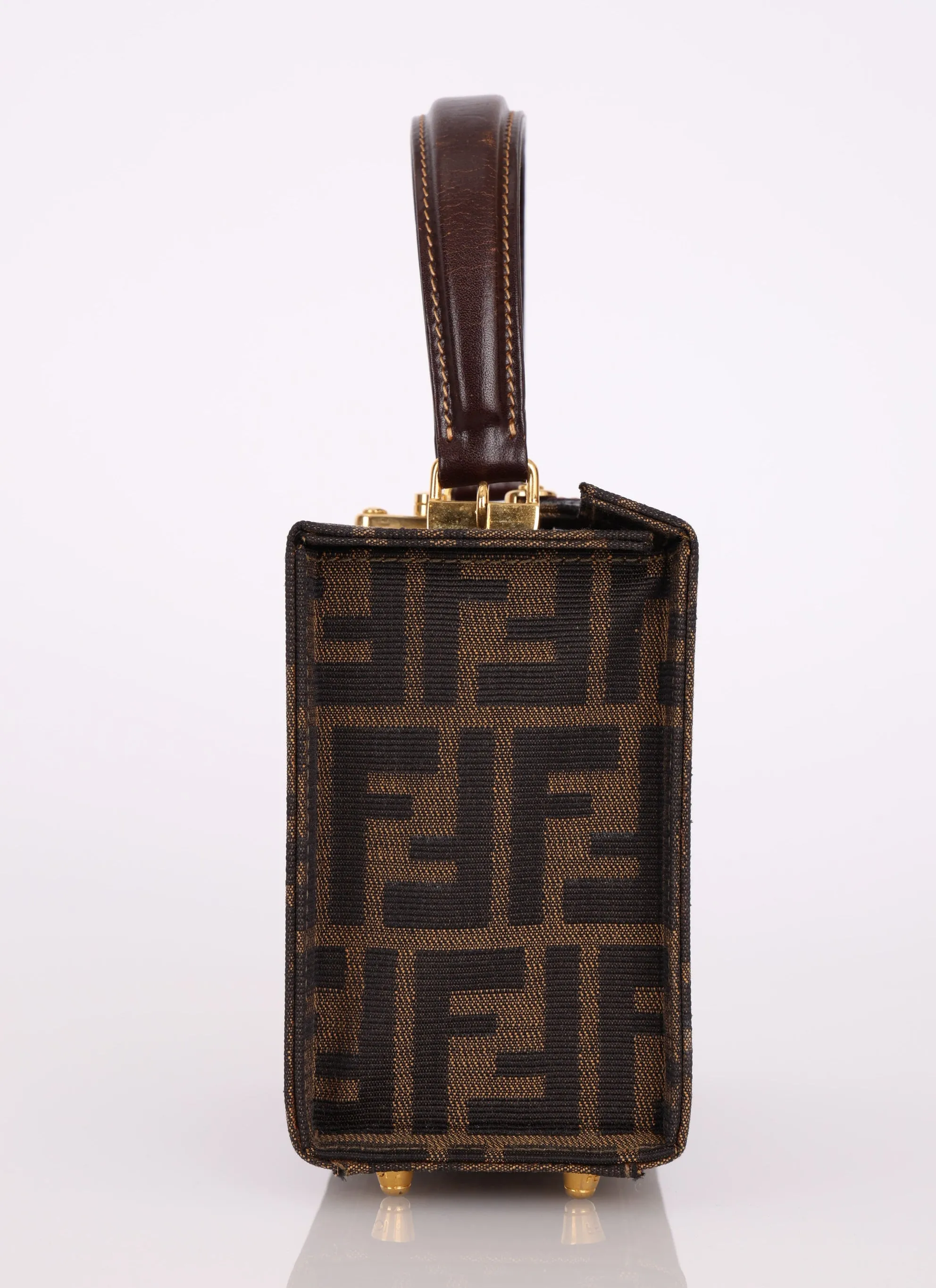 Fendi Zucca Mini Top Handle Bag