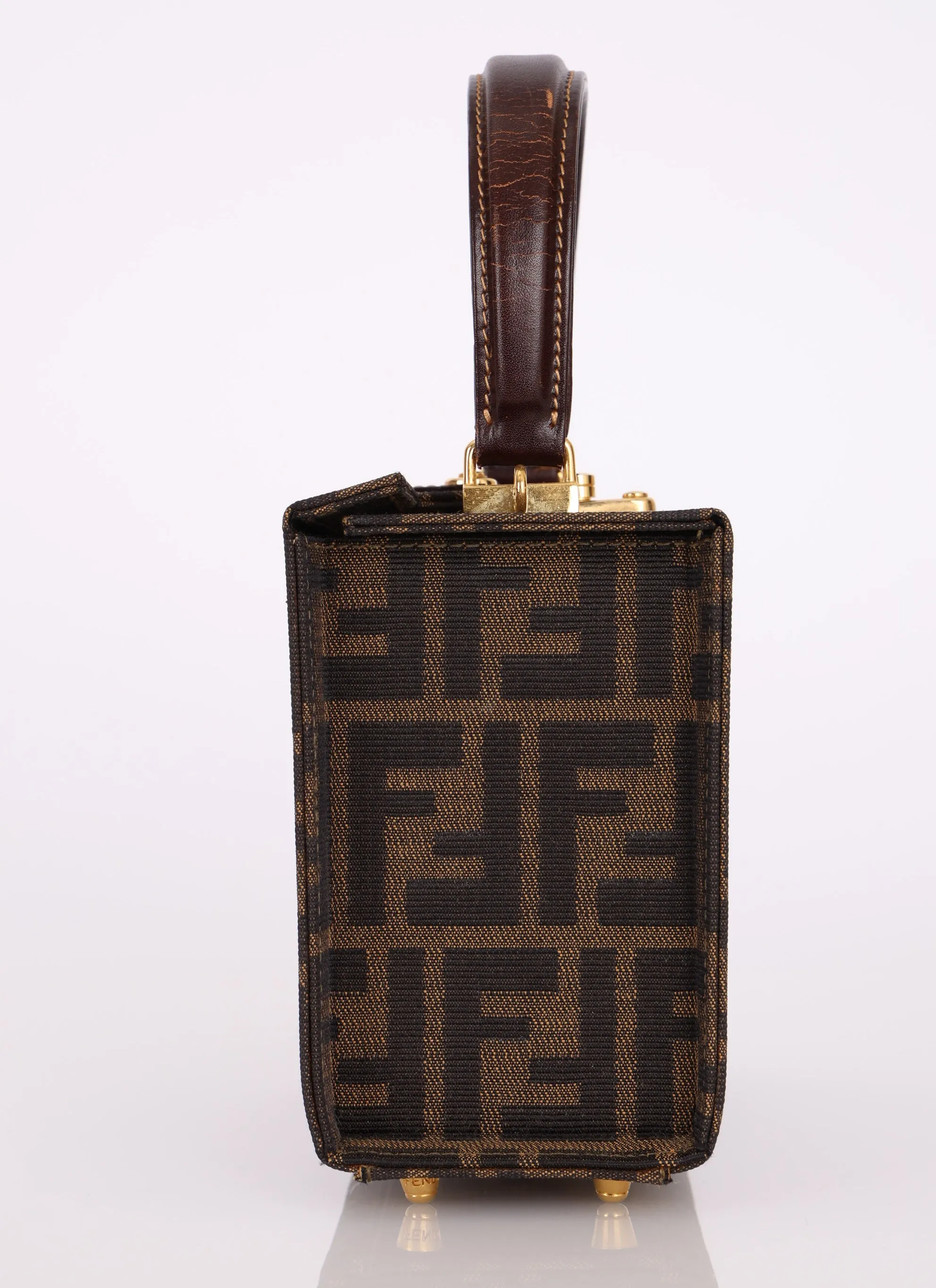 Fendi Zucca Mini Top Handle Bag