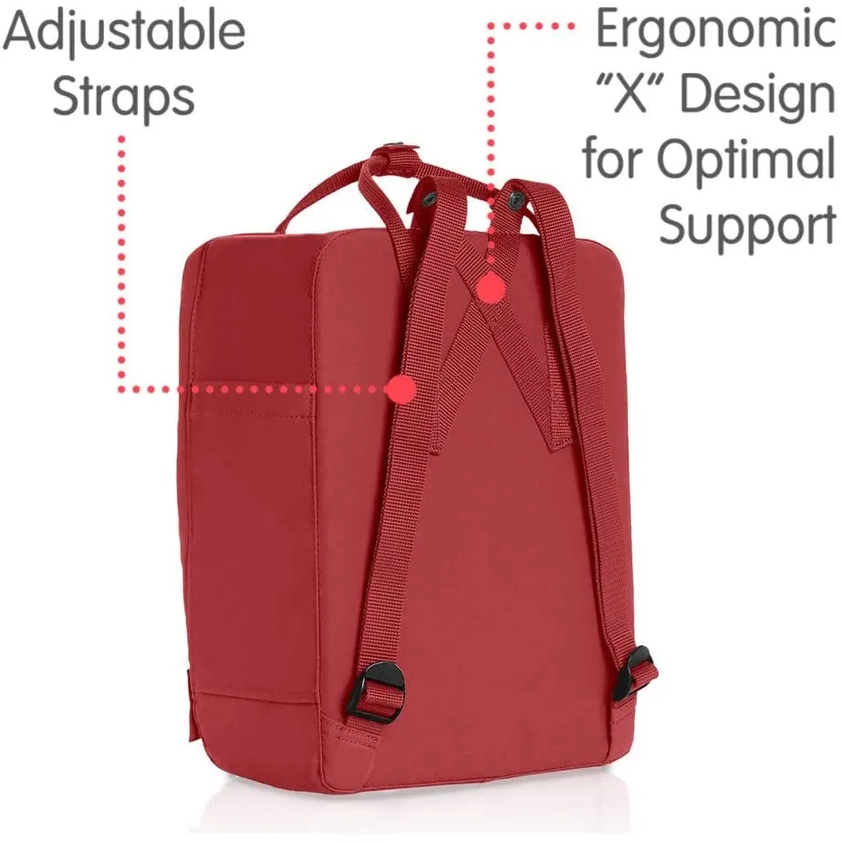 Fjallraven | Kanken Classic Backpack for Everyday | Deep Red