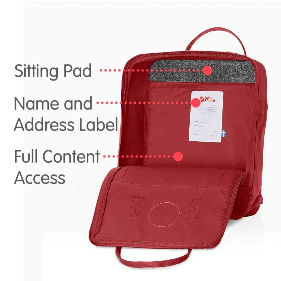 Fjallraven | Kanken Classic Backpack for Everyday | Deep Red