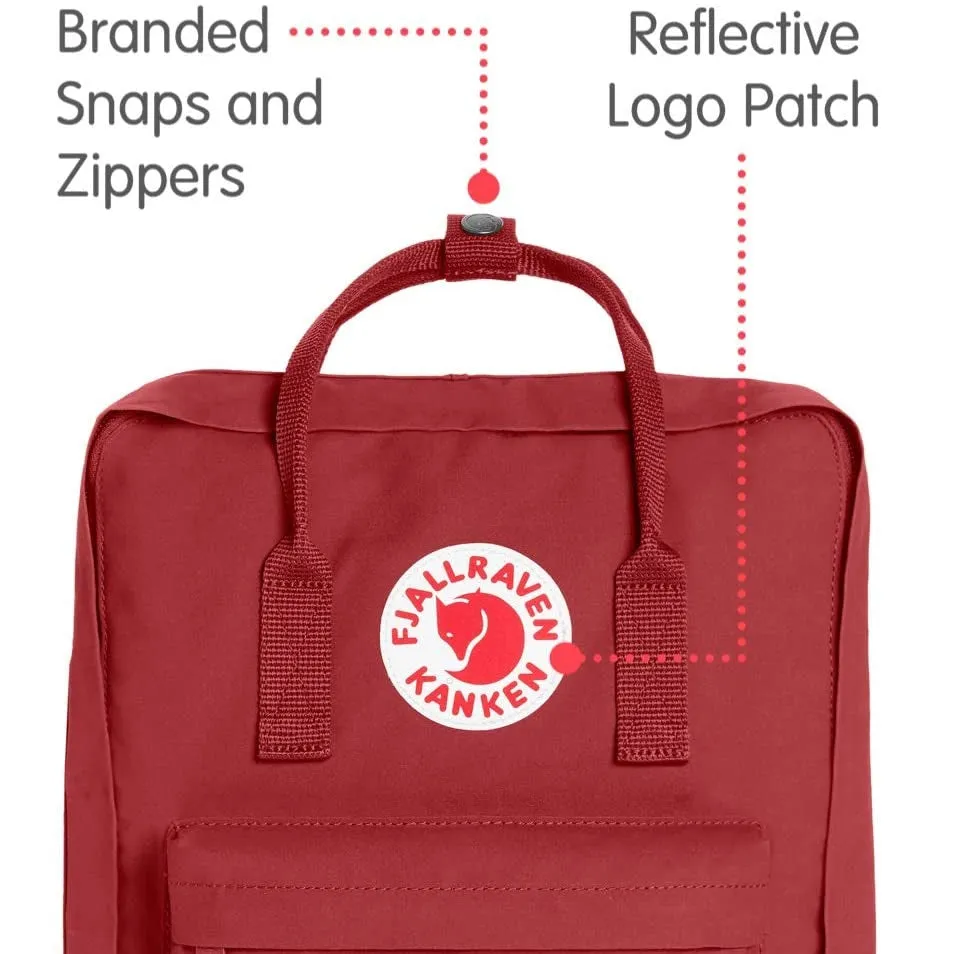 Fjallraven | Kanken Classic Backpack for Everyday | Deep Red