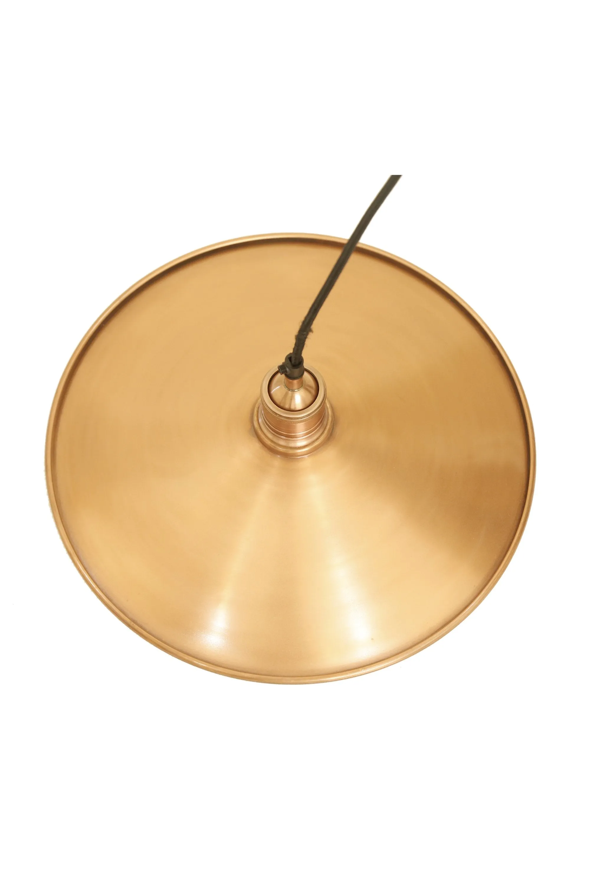 Forbes 2 Large - Antique Copper - Dish Pendant Light