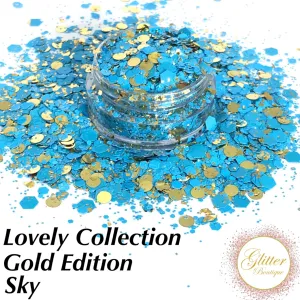 Glitter Boutique Lovely Collection Gold Edition - Sky
