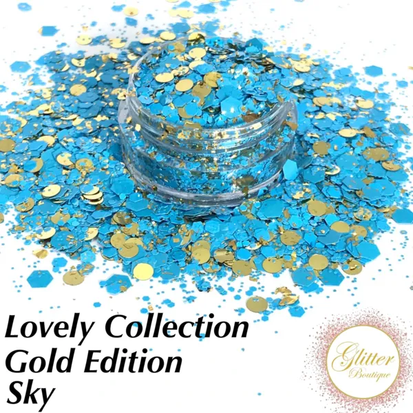 Glitter Boutique Lovely Collection Gold Edition - Sky
