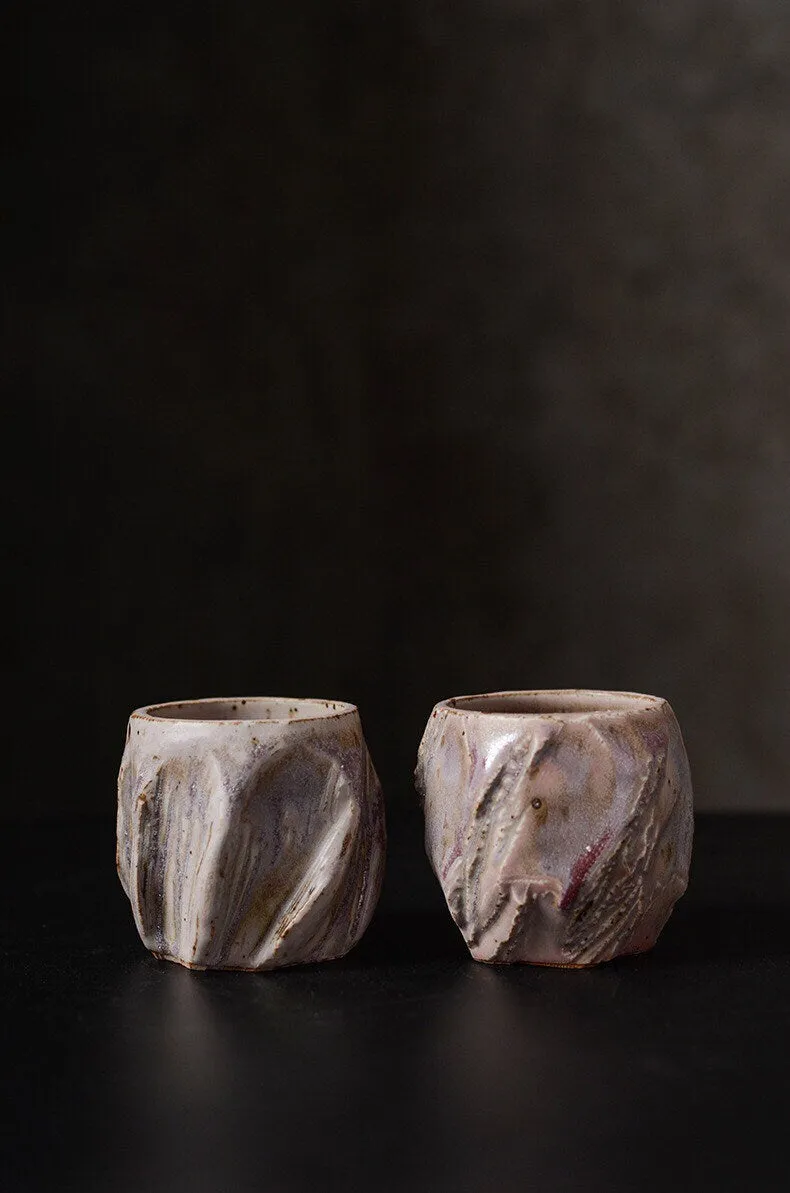 Gohobi Handmade Purple Glazed Tea Cup