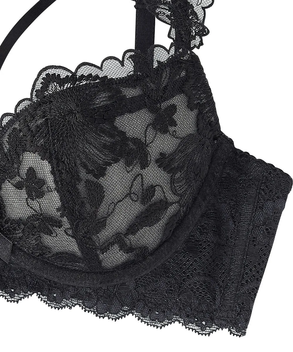 Gorgeous Embroidered Lace Bra