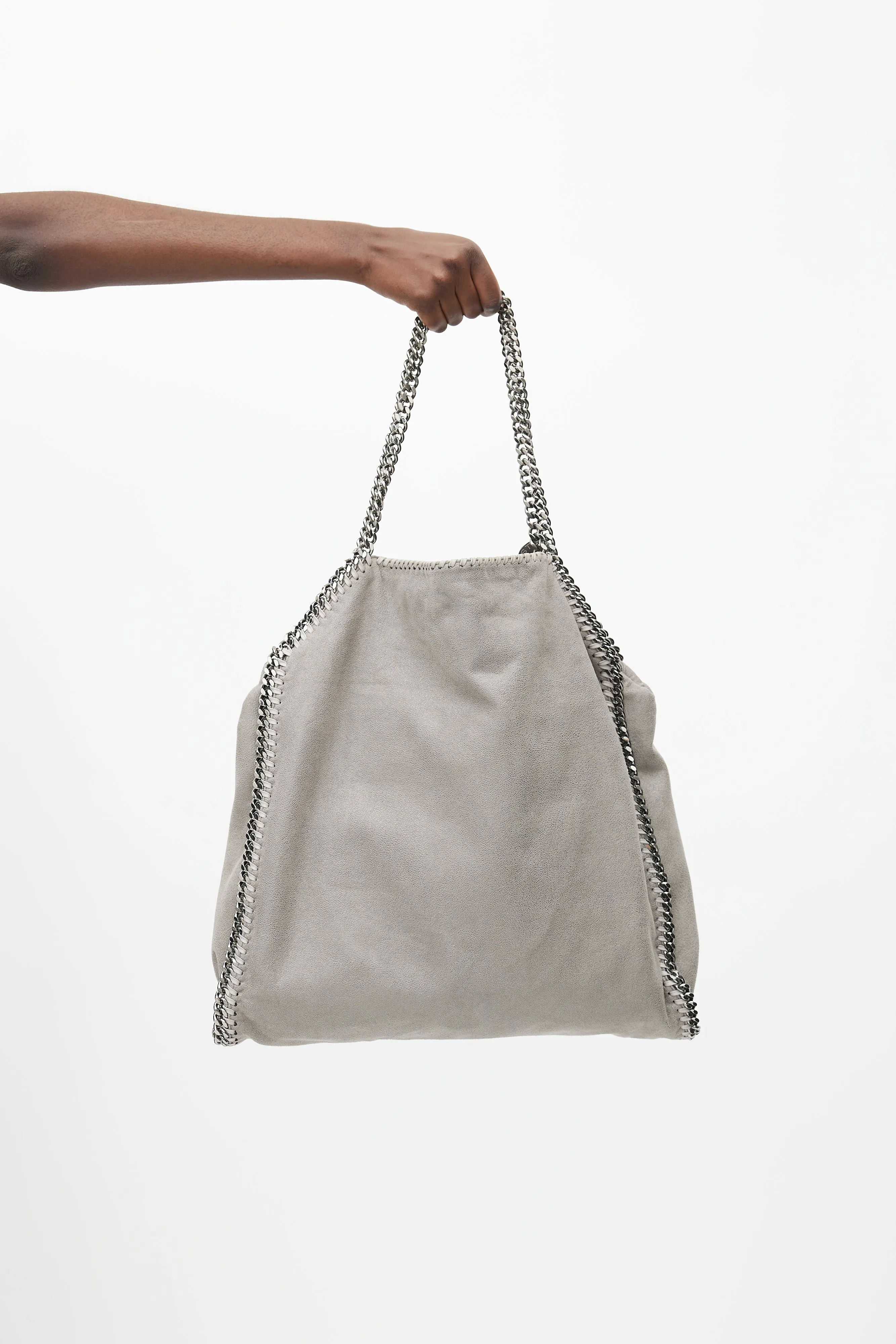 Grey & Silver Falabella Bag