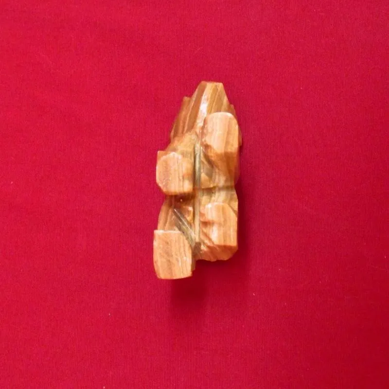 Hand Carved Alabaster Brown Bear