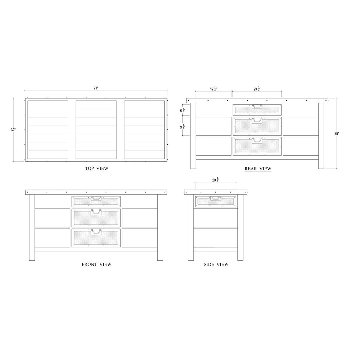 HARRINGTON KITCHEN ISLAND