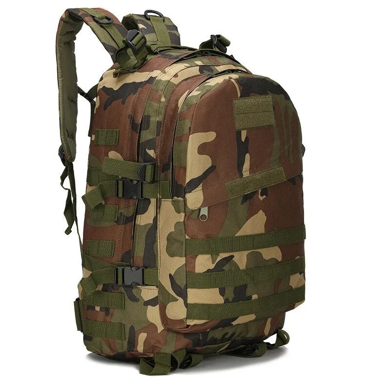 Hiking Backpack Molle with Rain Cover for Tactical Military Camping Hiking Trekking Traveling