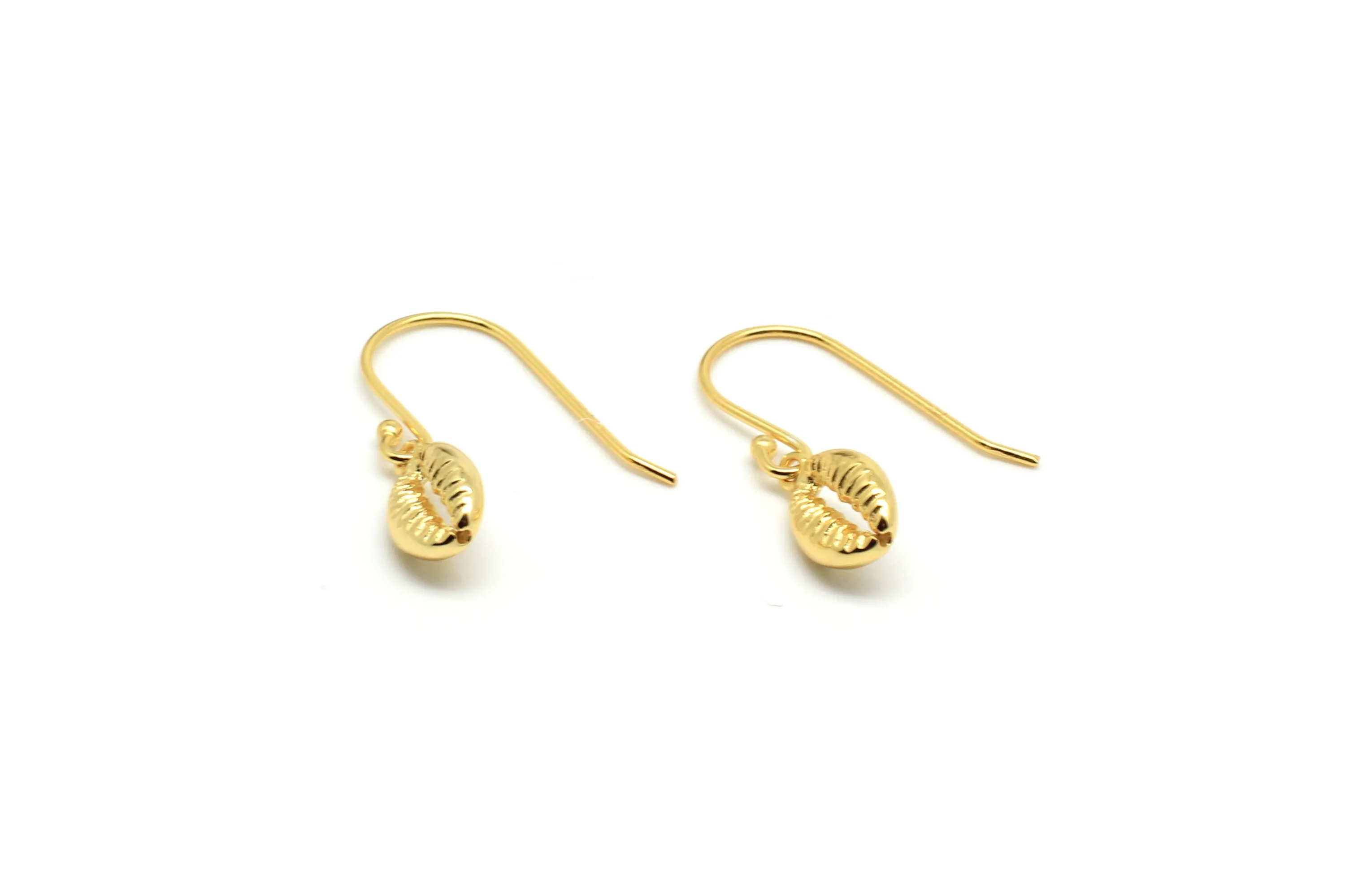 Holt Gold Shell Drop Earrings