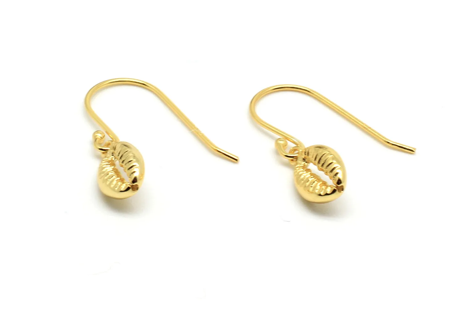 Holt Gold Shell Drop Earrings