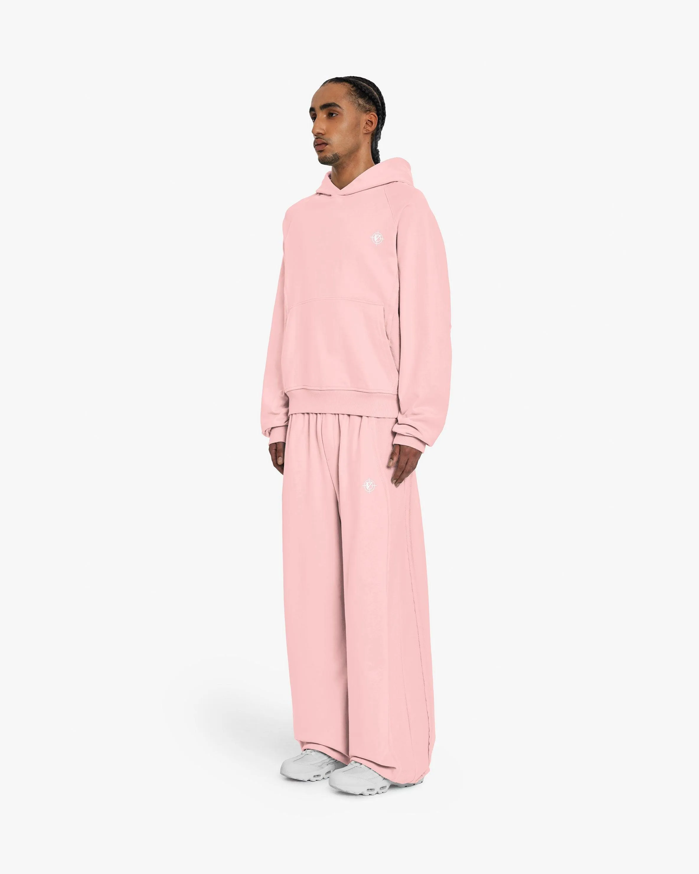 INSIDE OUT HOODIE PINK
