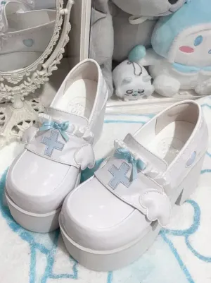 Kaikai Shoes Angel Lace Platform Medical