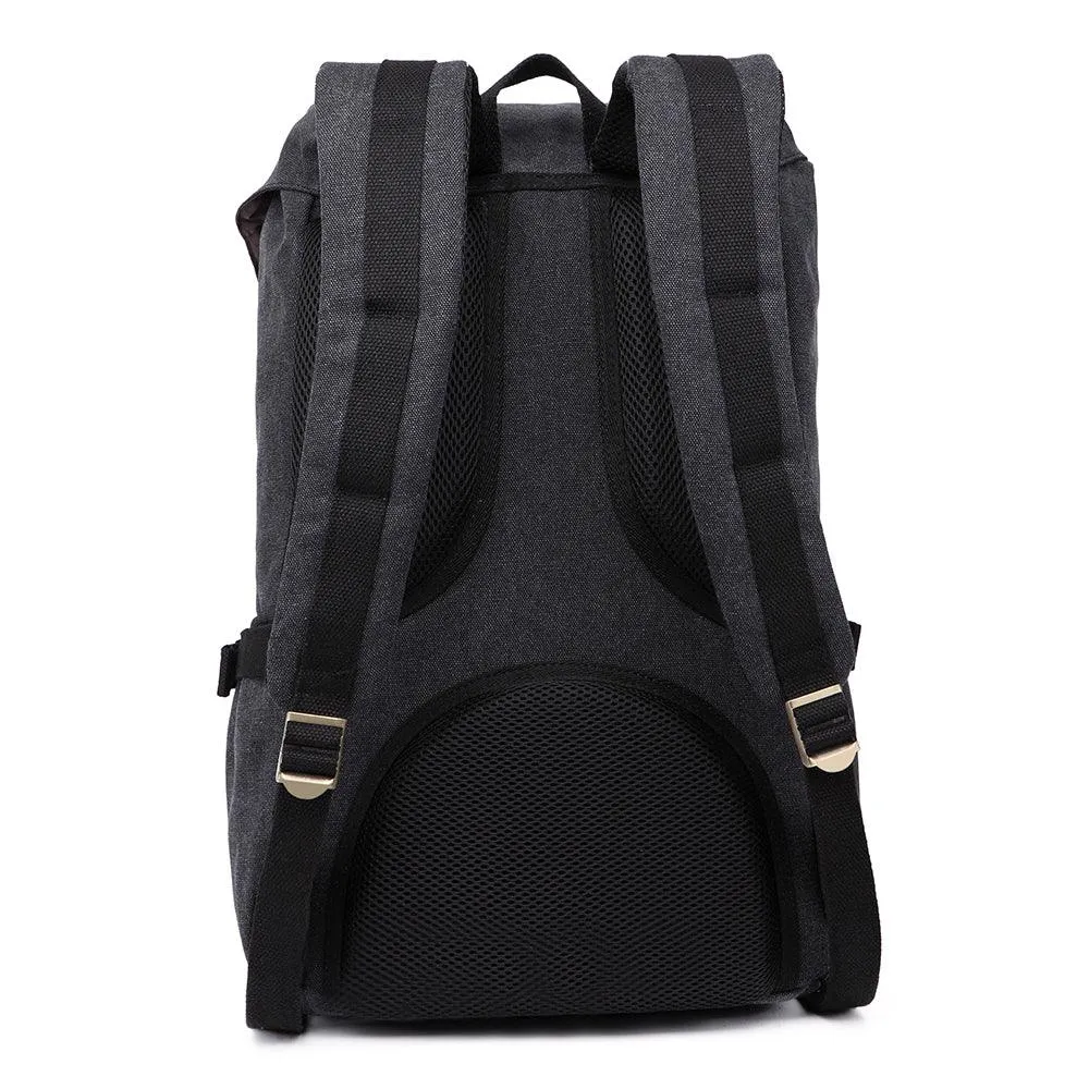 KAUKKO Backpack for city trips, E5-1 ( Black / 22L )