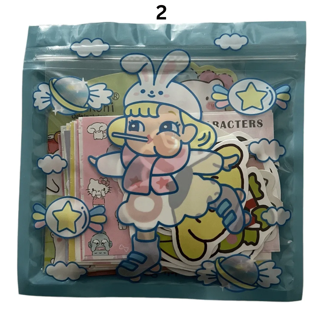 LIMITED-EDITION GIRL MINI GRAB BAGS – 115  PIECES OF KAWAII GOODIES!