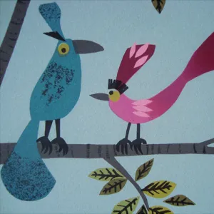 Love birds Screen Print