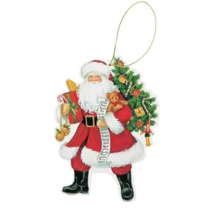 Lynn Haney Santa Decorative Die-Cut Gift Tags