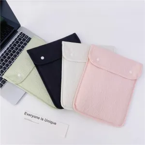 Macaron Color Tablet Case 13 14 Inch Laptop Bag, iPad Sleeve